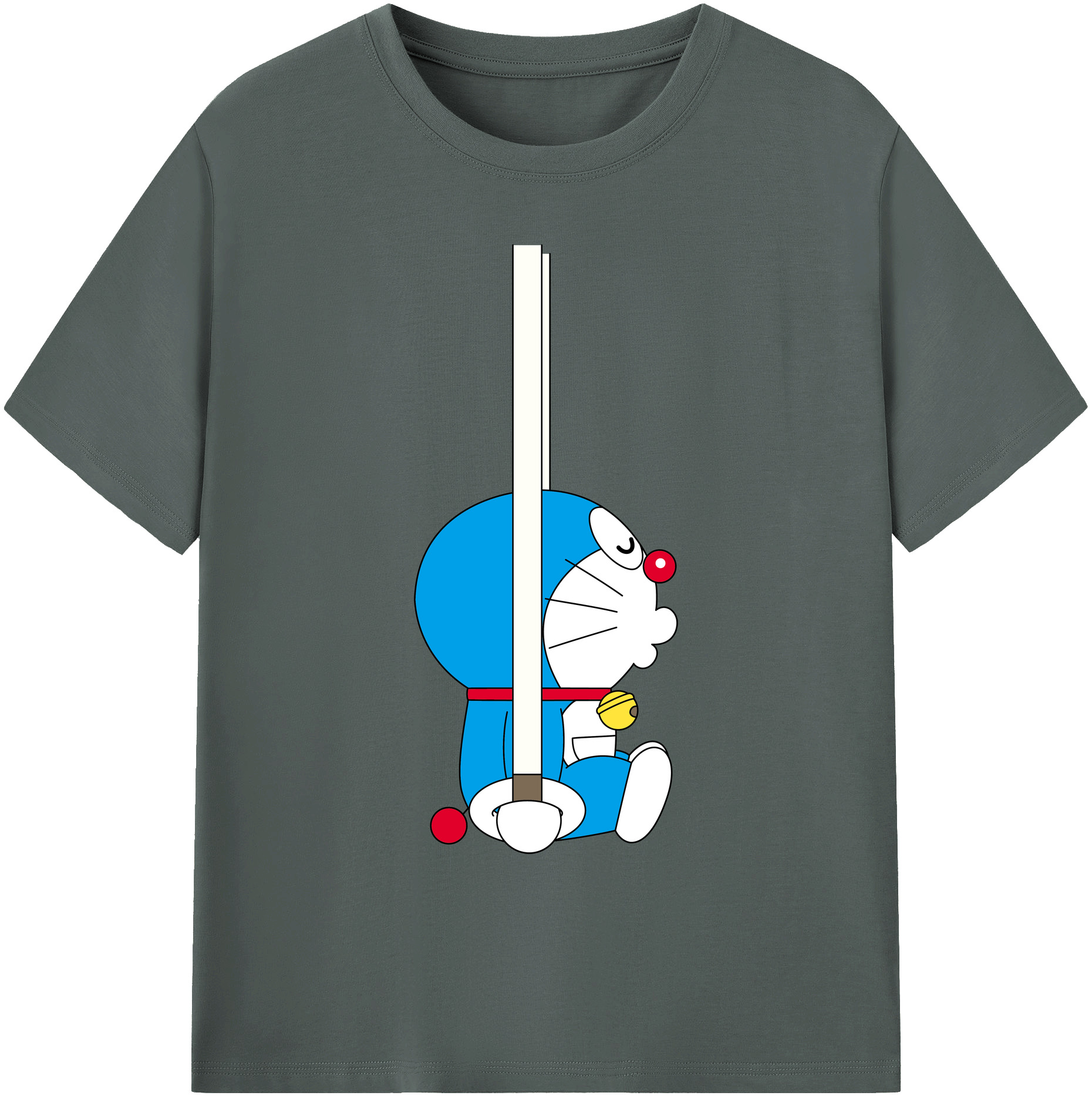 （画像用） ドラえもん Doraemon 綿100％ メンズ半袖Tシャツ｜肌触りやわらか＆通気性